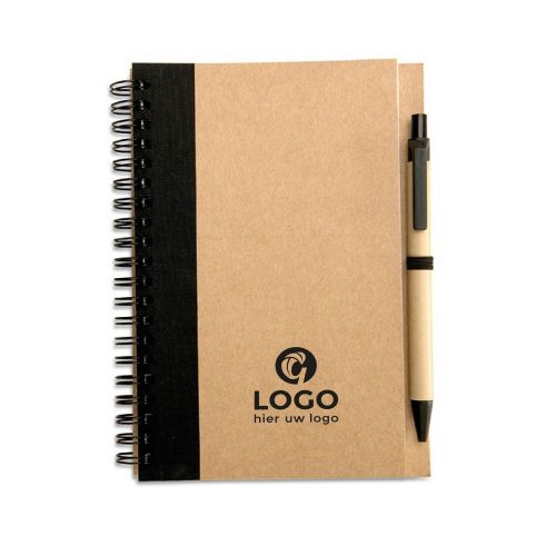 Recycled notebook with pen - Image 2